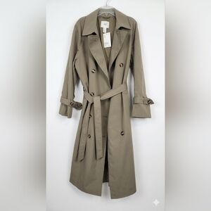 H&M Women's Tan Trench Coat